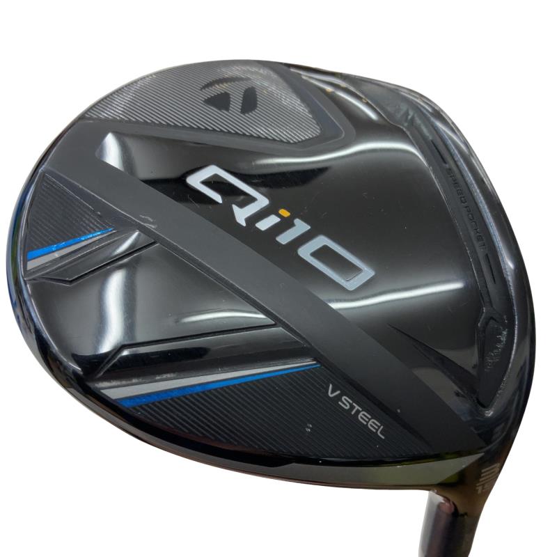 【中古】 テーラーメイド Qi10 3W フェアウェイウッド FW リシャフト (フレックスその他) メンズ 男性用 右利き 右用 Cランク ゴルフクラブ