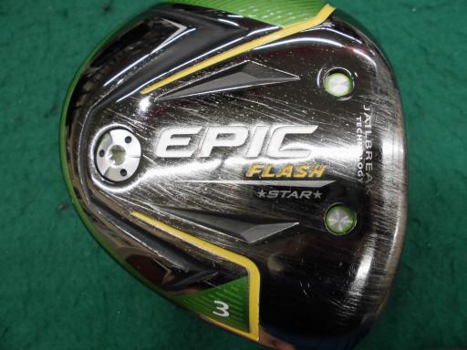 【中古】 キャロウェイ EPIC FLASH STAR 3W フェアウェイウッド FW 純正特注シャフト (フレックスS) メンズ 男性用 右利き 右用 Cランク ゴルフクラブ｜ゴルフパートナー 中古クラブ店