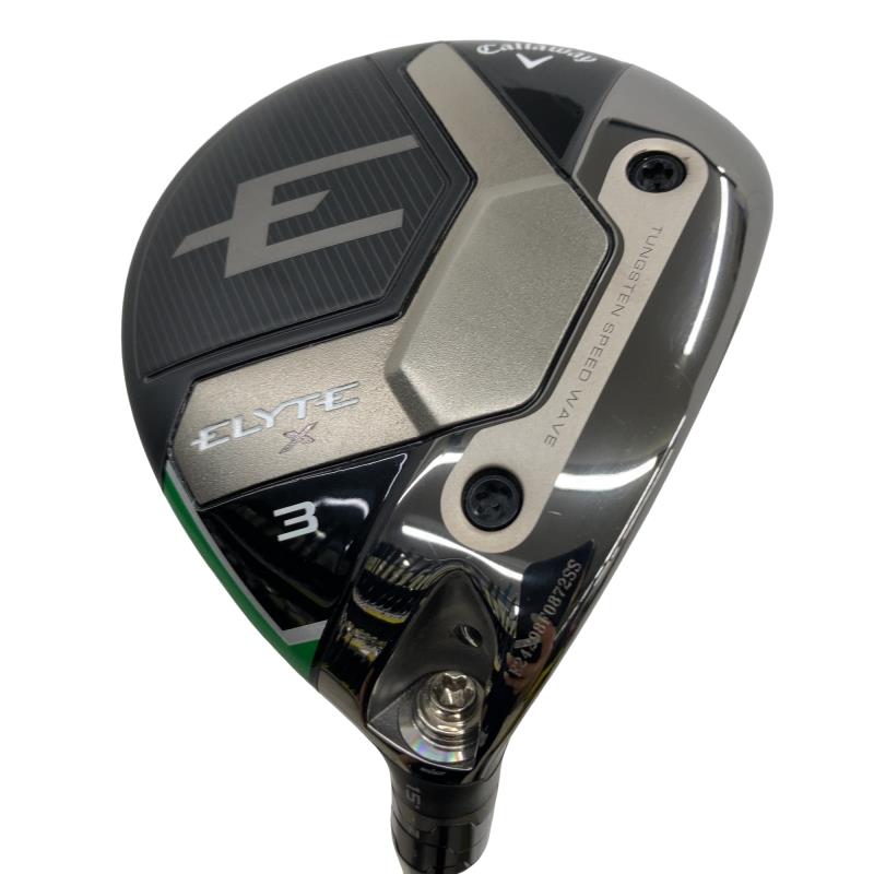 【中古】 キャロウェイ ELYTE X 3W フェアウェイウッド FW VENTUS GREEN 50 for CW(ELYTE FW) (フレックスS) メンズ 男性用 右利き 右用 Bランク ゴルフクラブ｜ゴルフパートナー 中古クラブ店