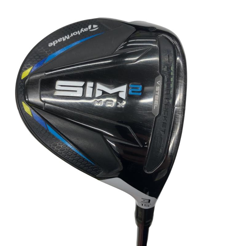 【中古】 テーラーメイド SIM2 MAX 3W フェアウェイウッド FW TENSEI BLUE TM50(SIM2 FW) (フレックスR) メンズ 男性用 右利き 右用 Cランク ゴルフクラブ