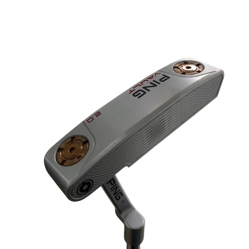 【中古】 ピン VAULT 2.0 DALE ANSER プラチナム(335g) 34in(PP60手持ち部分) パター PT スチール写真 (フレックス余分の物) メンズ 成人男性用 右利き 右用 D位置づける ゴルフ野球クラブ