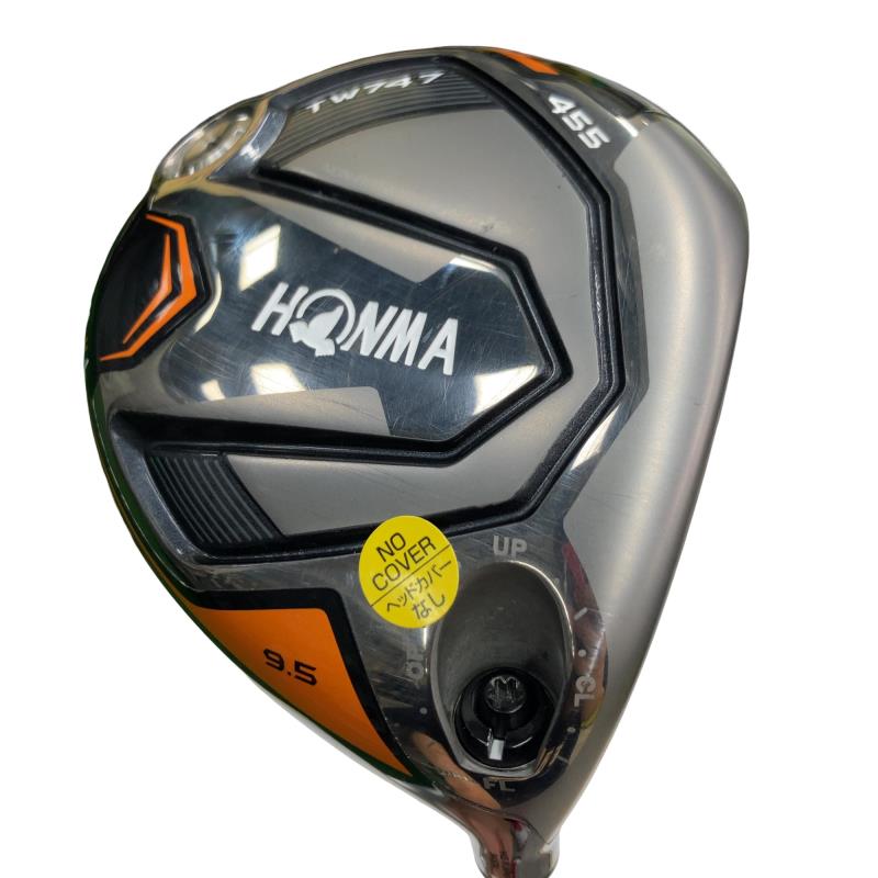 【中古】 本間ゴルフ TOUR WORLD TW747 455  9.5° １番ウッド DR VIZARD for 747 50(１番ウッド) (フレックスS) メンズ 成人男性用 右利き 右用 C序列付ける ゴルフ野球クラブ