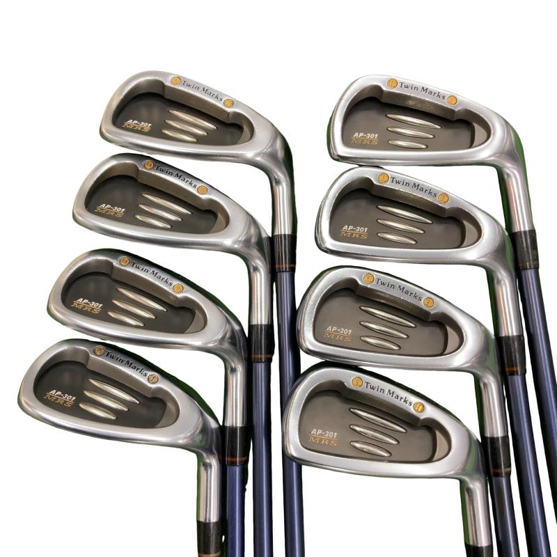 【中古】 本間ゴルフ Twin Marks AP-301 MRS 8S アイアンセット IR ACCELERATE FORCE (フレックスR) メンズ 男性用 右利き 右用 Cランク ゴルフクラブ