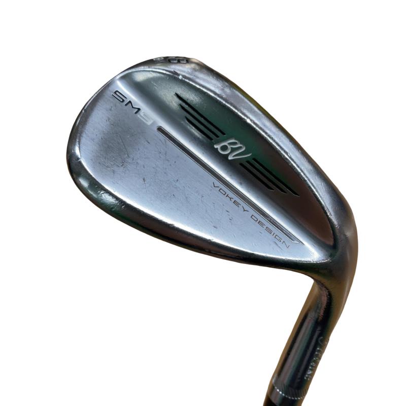 【中古】 タイトリスト VOKEY SPIN MILLED SM9 ツアークロム 58°/08°M ウェッジ WG Dynamic Gold (フレックスS) メンズ 男性用 右利き 右用 Dランク ゴルフクラブ
