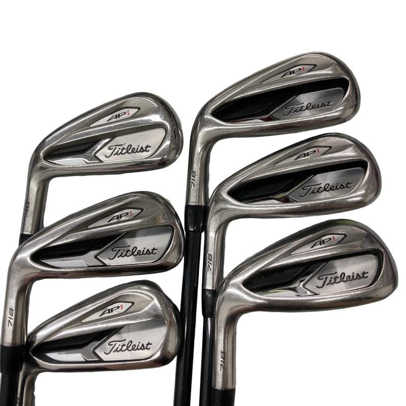 【中古】 タイトリスト Titleist AP1 718 6S レフティ アイアン書き割り IR Titleist MCI 60(718) (フレックスR) メンズ 成人男性用 左ぎっちょ レフティ 左用 C位置づける ゴルフ野球クラブ