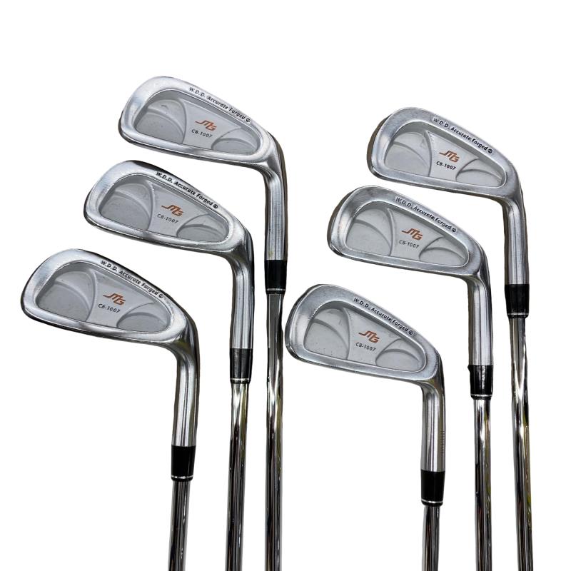 【中古】 三浦技研 CB-1007 6S アイアンセット IR 純正特注シャフト (フレックスS) メンズ 男性用 右利き 右用 Cランク ゴルフクラブ