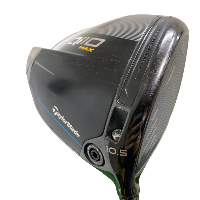 【中古】 テーラーメイド Qi10 MAX 10.5° ドライバー DR Diamana BLUE TM50(Qi10 DR) (フレックスS) メンズ 男性用 右利き 右用 Cランク ゴルフクラブ