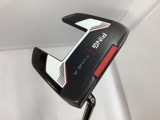 【中古】 ピン PING TYNE 4(2021) 34インチ(PP58) パター PT スチール (フレックスその他) メンズ 男性用 右利き 右用 Cランク ゴルフクラブ