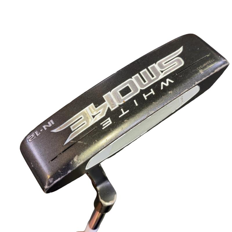 【中古】 テーラーメイド WHITE SMOKE IN-12(ブラック) 34インチ パター PT スチール (フレックスその他) メンズ 男性用 右利き 右用 Cランク ゴルフクラブ