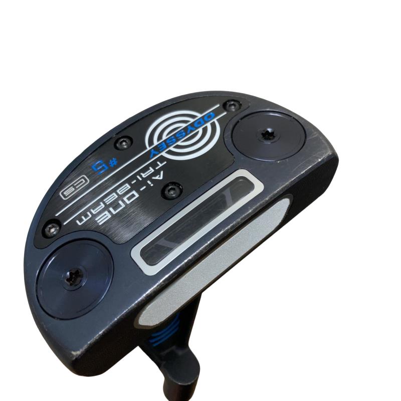 【中古】 オデッセイ Ai-ONE TRI-BEAM #5 CS 34in パター PT STROKE LAB 90 スチール写真 (フレックス余分の物) メンズ 成人男性用 右利き 右用 C位置づける ゴルフ野球クラブ