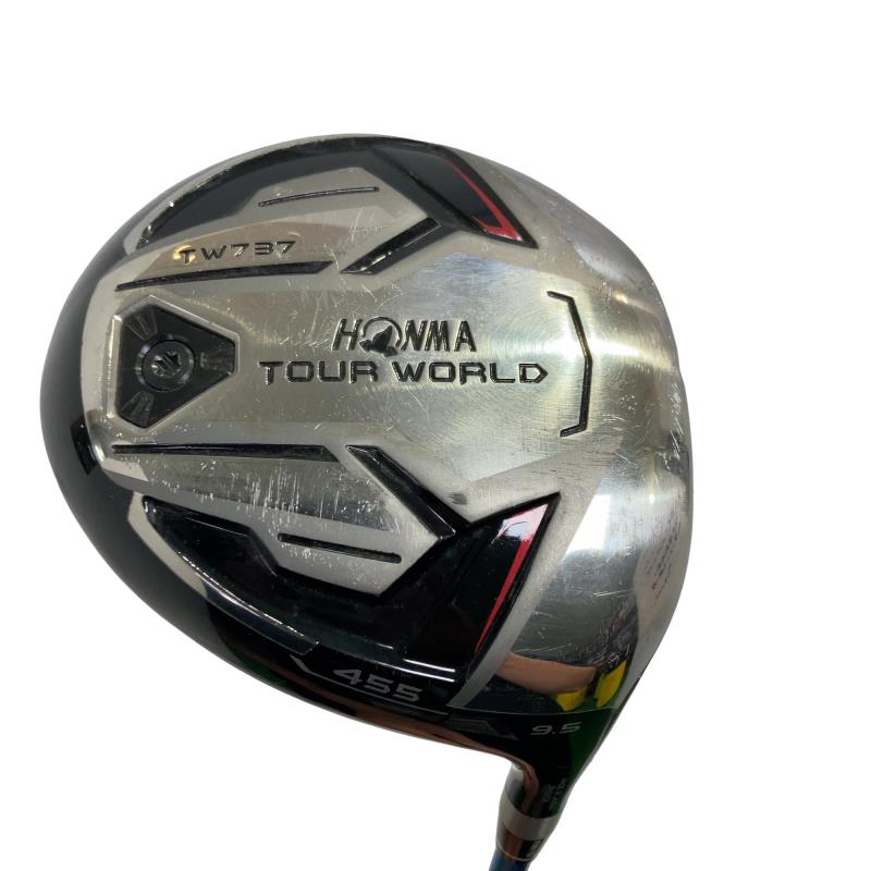 【中古】 本間ゴルフ TOUR WORLD TW737 455  9.5° １番ウッド DR VIZARD EX-Z65 (フレックスS) メンズ 成人男性用 右利き 右用 C序列付ける ゴルフ野球クラブ