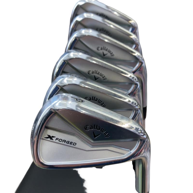 【中古】 キャロウェイ X FORGED(2024) 6S アイアン書き割り IR 完全無欠特注立て坑 (フレックスS) メンズ 成人男性用 右利き 右用 B序列付ける ゴルフ野球クラブ