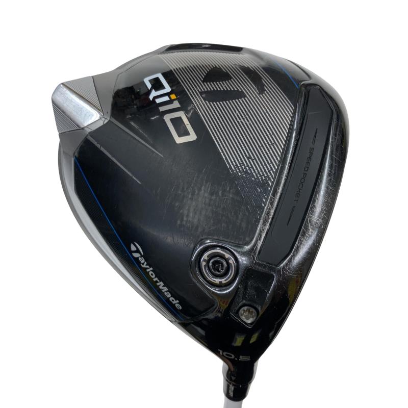 【中古】 テーラーメイド Qi10 10.5° ドライバー DR 純正特注シャフト (フレックスS) メンズ 男性用 右利き 右用 Cランク ゴルフクラブ