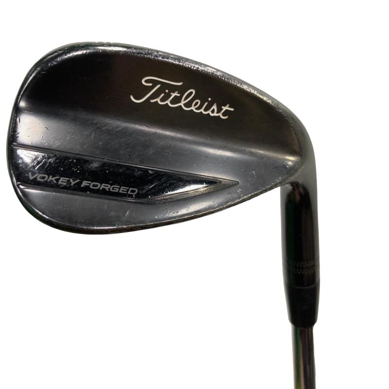 【中古】 タイトリスト VOKEY FORGED(2019) ブラック 48°/10°F ウェッジ WG Dynamic Gold (フレックスS) メンズ 男性用 右利き 右用 Dランク ゴルフクラブ