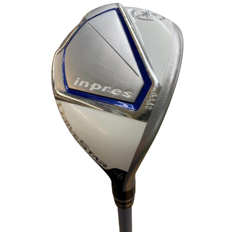 【中古】 ヤマハ inpres DRIVESTAR U6 レディース ユーティリティ UT VANQUISH for inpres LM423u (フレックスL) レディース 女性用 右利き 右用 Cランク ゴルフクラブ