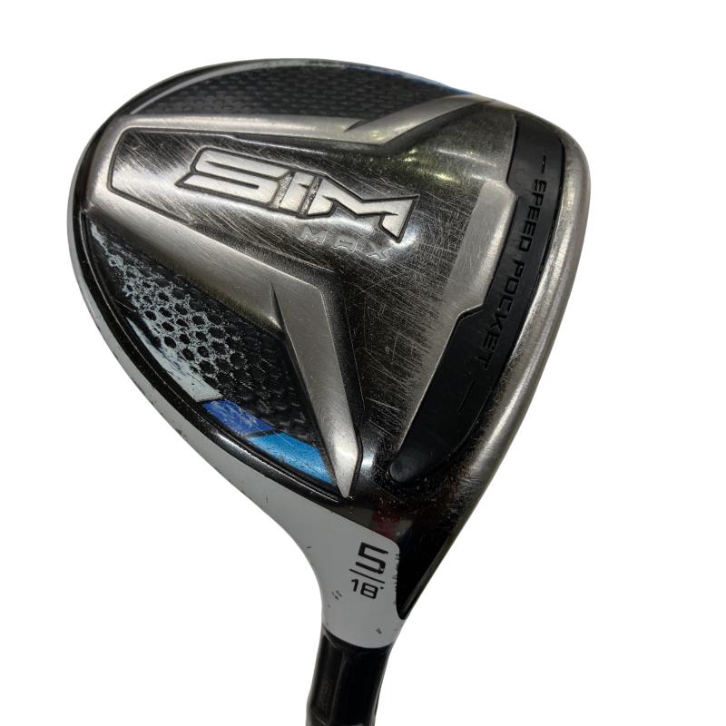 【中古】 テーラーメイド SIM MAX 5W レディース フェアウェイウッド FW TENSEI BLUE TM40(FW) (フレックスL) レディース 女性用 右利き 右用 Dランク ゴルフクラブ