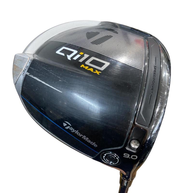 【中古】 テーラーメイド Qi10 MAX 9° ドライバー DR Diamana BLUE TM50(Qi10 DR) (フレックスS) メンズ 男性用 右利き 右用 Dランク ゴルフクラブ