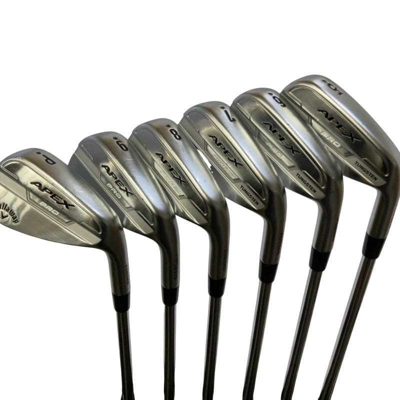 【中古】 キャロウェイ APEX PRO(2021) 6S アイアンセット IR NS PRO MODUS3 TOUR105 (フレックスS) メンズ 男性用 右利き 右用 Cランク ゴルフクラブ