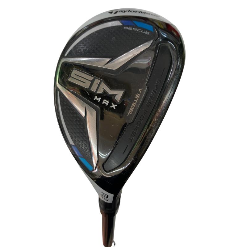 【中古】 テーラーメイド SIM MAX U3 ユーティリティ UT TENSEI BLUE TM60(UT) (フレックスS) メンズ 男性用 右利き 右用 Cランク ゴルフクラブ