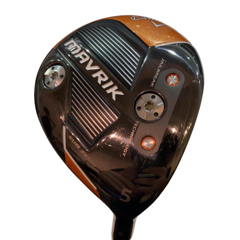 【中古】 キャロウェイ MAVRIK SUBZERO 5W フェアウェイウッド FW 完全無欠特注立て坑 (フレックスS) メンズ 成人男性用 右利き 右用 C価値づける ゴルフ野球クラブ