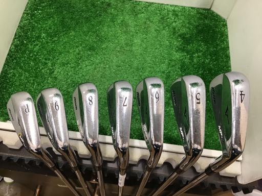 【中古】 ミズノ MP-4 8S アイアンセット IR 純正特注シャフト (フレックスS) メンズ 男性用 右利き 右用 Cランク ゴルフクラブ