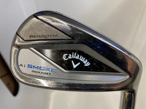 【中古】 キャロウェイ PARADYM Ai SMOKE MAX FAST 5S アイアンセット IR TENSEI 40 for CW(Ai SMOKE IR) (フレックスR) メンズ 男性用 右利き 右用 Cランク ゴルフクラブ