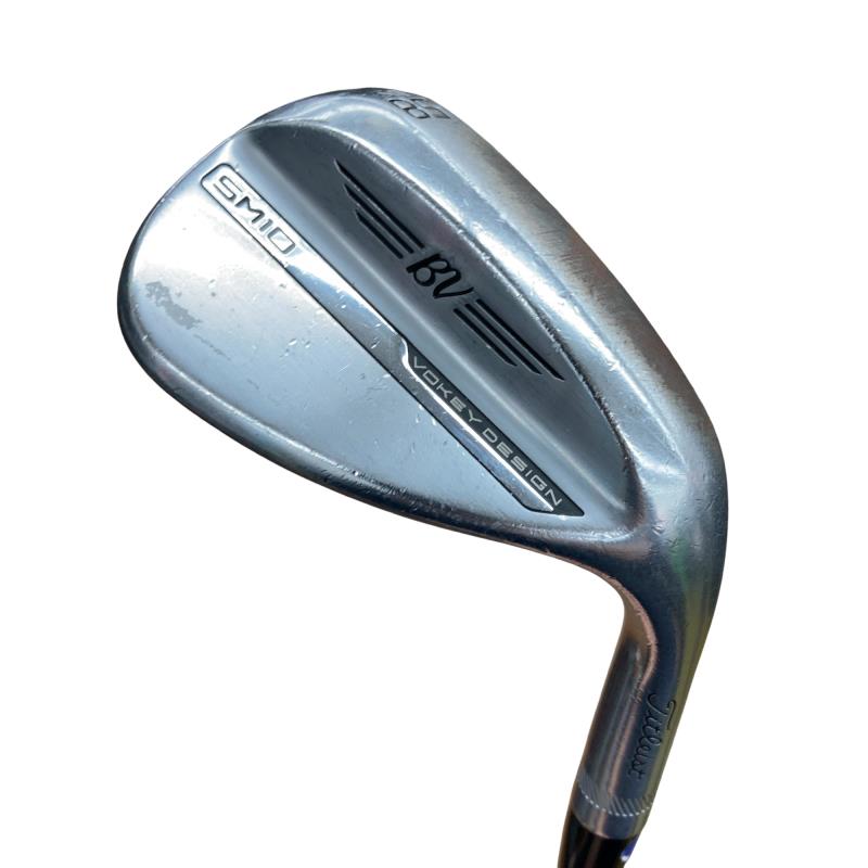 【中古】 タイトリスト VOKEY SPIN MILLED SM10 ツアークロム 58°/10°S ウェッジ WG 純正特注シャフト (フレックスX) メンズ 男性用 右利き 右用 Dランク ゴルフクラブ