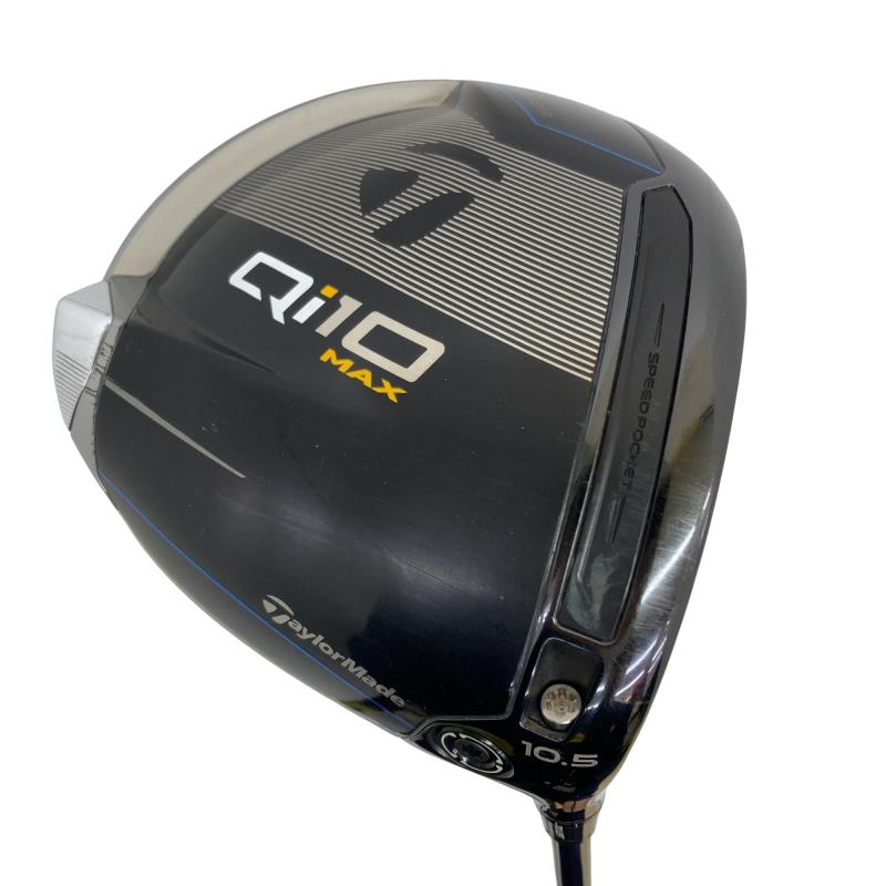 【中古】 テーラーメイド Qi10 MAX 10.5° ドライバー DR Diamana BLUE TM50(Qi10 DR) (フレックスS) メンズ 男性用 右利き 右用 Cランク ゴルフクラブ