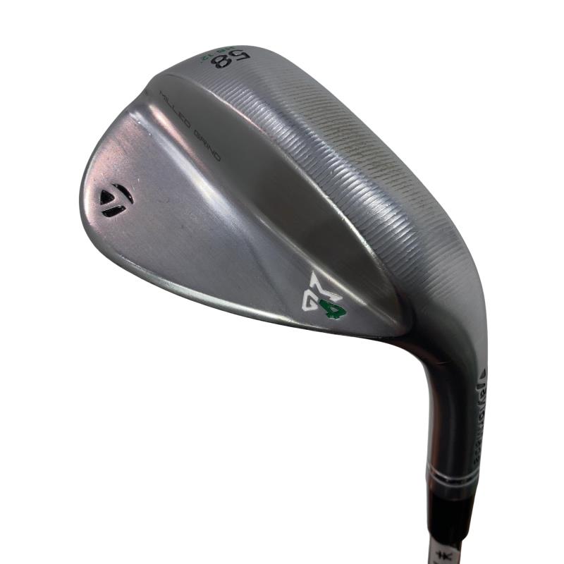 【中古】 テーラーメイド Taylor Made MILLED GRIND 4 58°/12° ウェッジ WG NS PRO 950GH neo (フレックスS) メンズ 男性用 右利き 右用 Cランク ゴルフクラブ