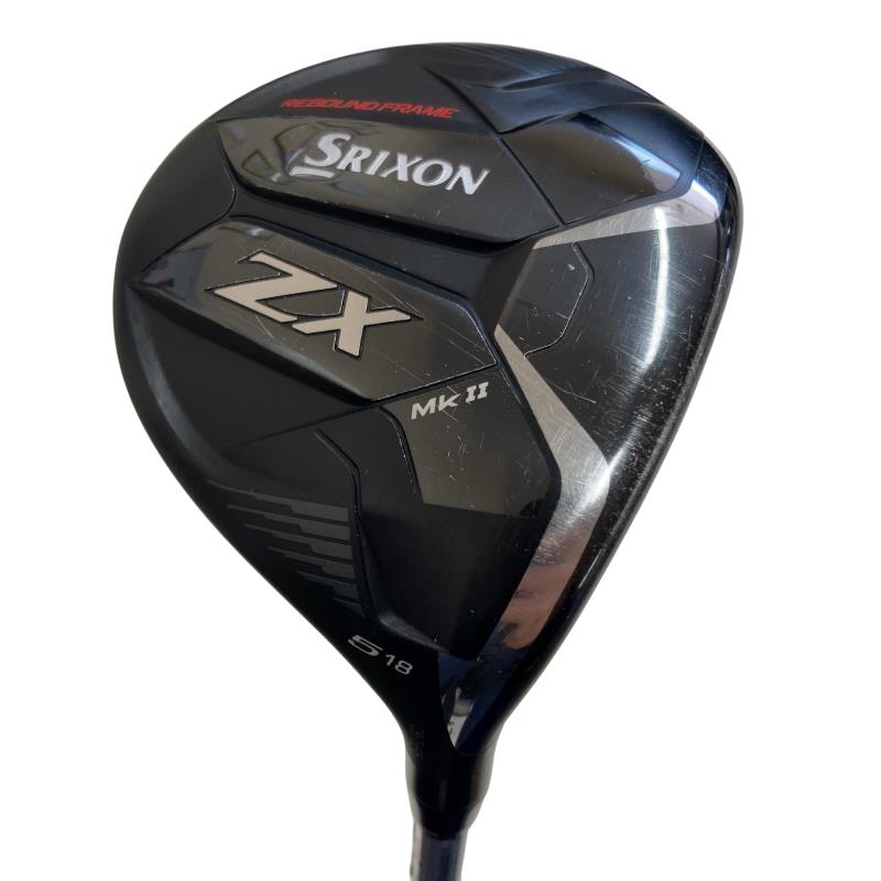 【中古】 ダンロップ SRIXON ZX Mk II 5W フェアウェイウッド FW 純正特注シャフト (フレックスS) メンズ 男性用 右利き 右用 Cランク ゴルフクラブ