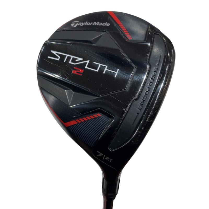 【中古】 テーラーメイド STEALTH2 7W フェアウェイウッド FW TENSEI RED TM50(STEALTH FW) (フレックスS) メンズ 男性用 右利き 右用 Cランク ゴルフクラブ