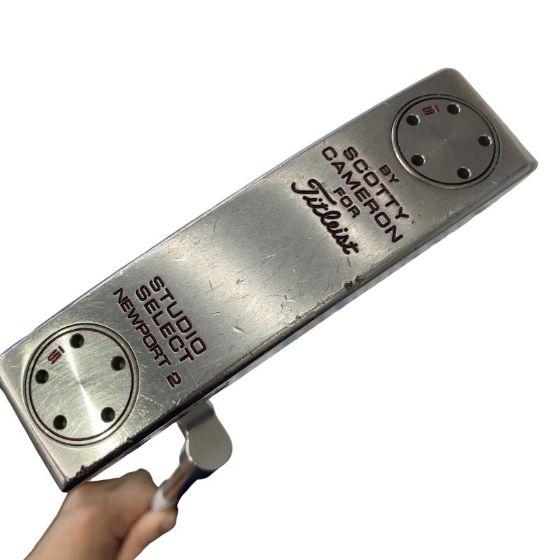 【中古】 タイトリスト SCOTTY CAMERON STUDIO SELECT NEWPORT 2 34in(15g) パター PT スチール写真 (フレックス余分の物) メンズ 成人男性用 右利き 右用 C価値づける ゴルフ野球クラブ
