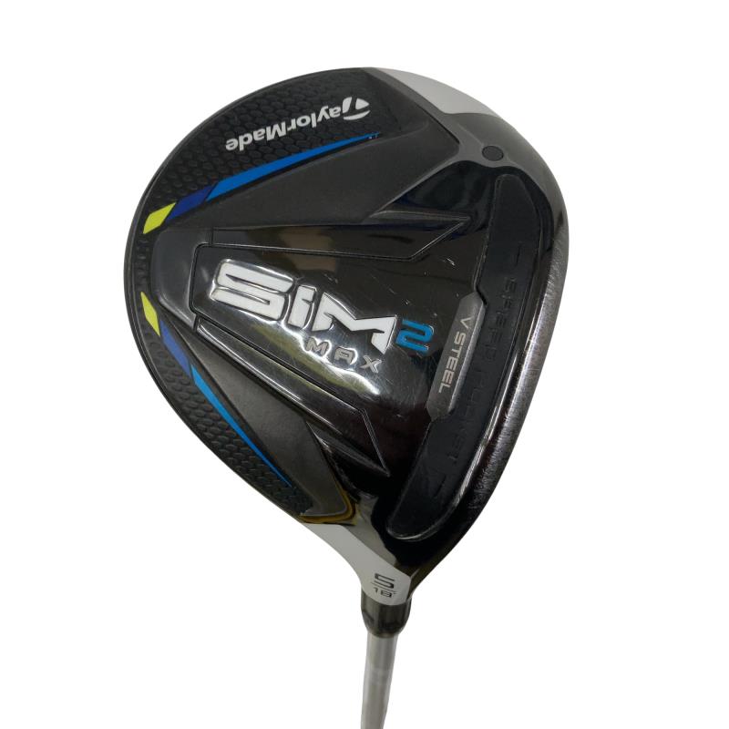 【中古】 テーラーメイド SIM2 MAX 5W フェアウェイウッド FW Speeder 661 EVOLUTION VII (フレックスS) メンズ 男性用 右利き 右用 Cランク ゴルフクラブ
