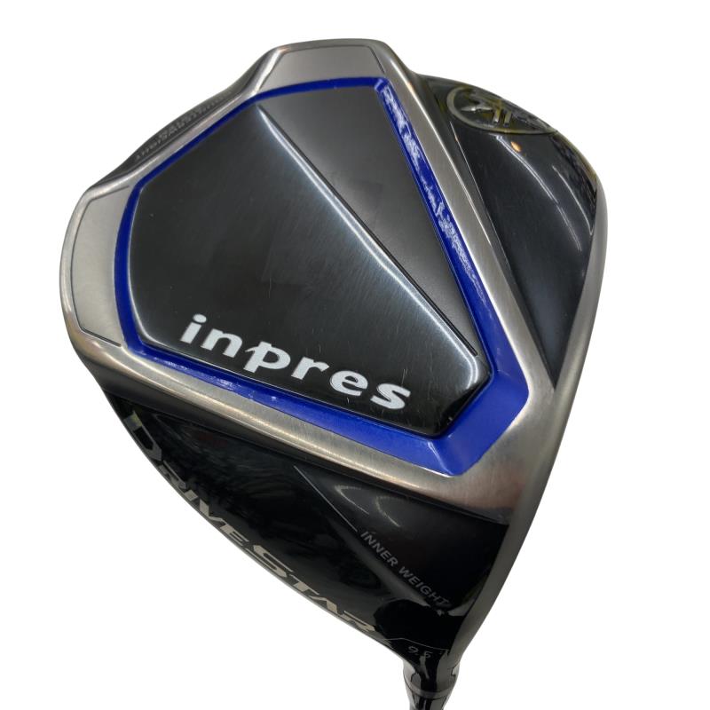 【中古】 ヤマハ inpres DRIVESTAR  9.5° １番ウッド DR 完全無欠特注立て坑 (フレックスR) メンズ 成人男性用 右利き 右用 C序列付ける ゴルフ野球クラブ