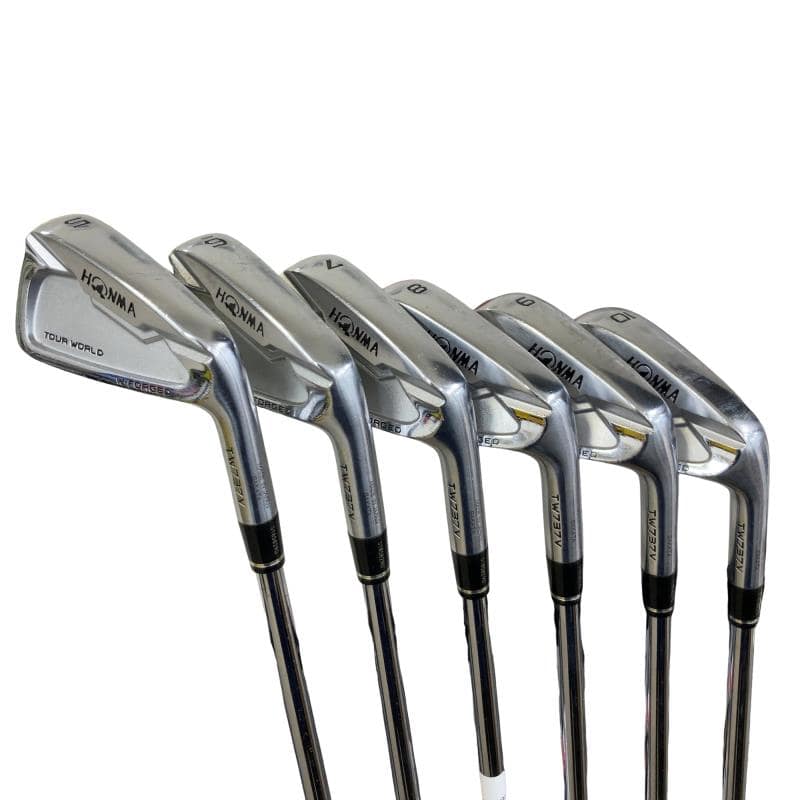 【中古】 本間ゴルフ TOUR WORLD TW737V 6S アイアンセット IR Dynamic Gold (フレックスS) メンズ 男性用 右利き 右用 Dランク ゴルフクラブ