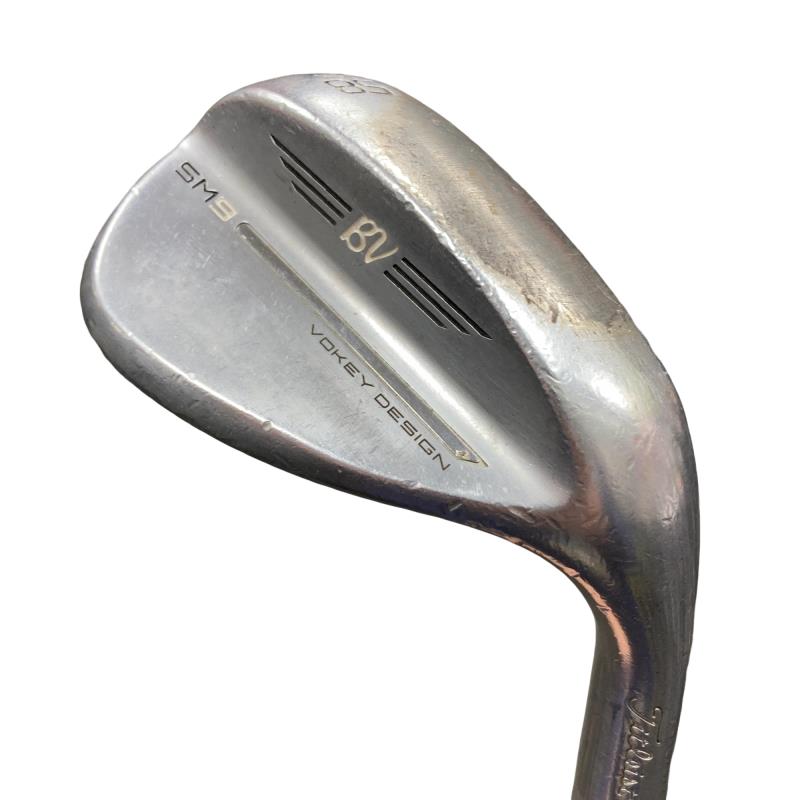 【中古】 タイトリスト VOKEY SPIN MILLED SM9 ツアークロム 58°/14°K ウェッジ WG BV 105 (フレックスその他) メンズ 男性用 右利き 右用 Dランク ゴルフクラブ