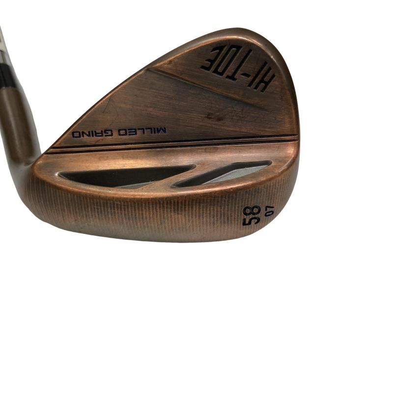 【中古】 テーラーメイド Taylor Made MILLED GRIND HI-TOE(2022) 58°/07° ウェッジ WG KBS Hi-REV 2.0 (フレックスその他) メンズ 男性用 右利き 右用 Cランク ゴルフクラブ
