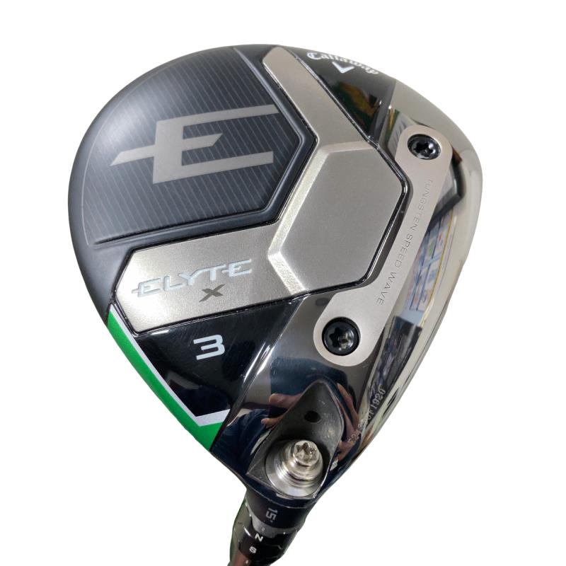 【中古】 キャロウェイ ELYTE X 3W USA フェアウェイウッド FW 純正特注シャフト (フレックスS) メンズ 男性用 右利き 右用 Cランク ゴルフクラブ