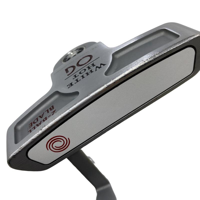 【中古】 オデッセイ WHITE HOT OG 2-BALL BLADE 34in パター PT スチール写真 (フレックス余分の物) メンズ 成人男性用 右利き 右用 C序列付ける ゴルフ野球クラブ