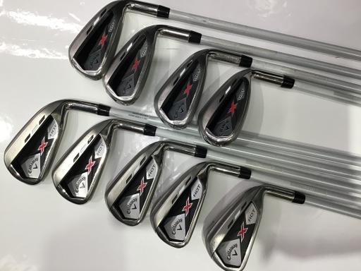 【中古】 キャロウェイ X HOT 10S USA アイアンセット IR X HOT Graphite(アイアン) (フレックスR) メンズ 男性用 右利き 右用 Cランク ゴルフクラブ