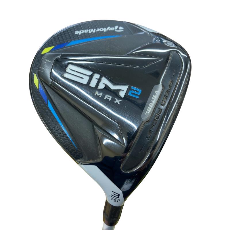 【中古】 テーラーメイド SIM2 MAX 3W フェアウェイウッド FW Speeder 661 EVOLUTION VII (フレックスS) メンズ 男性用 右利き 右用 Cランク ゴルフクラブ