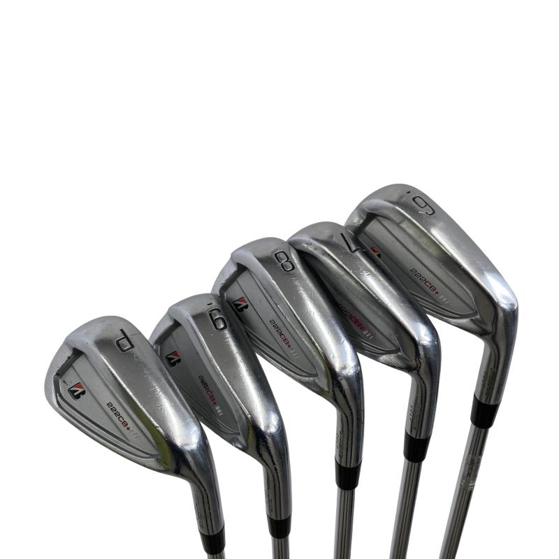 【中古】 ブリヂストン BRIDGESTONE 222CB+ 6S アイアンセット IR リシャフト (フレックスその他) メンズ 男性用 右利き 右用 Dランク ゴルフクラブ