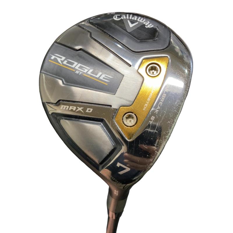 【中古】 キャロウェイ ROGUE ST MAX D 7W フェアウェイウッド FW VENTUS 5 for CW(ROGUE ST FW) (フレックスR) メンズ 男性用 右利き 右用 Cランク ゴルフクラブ