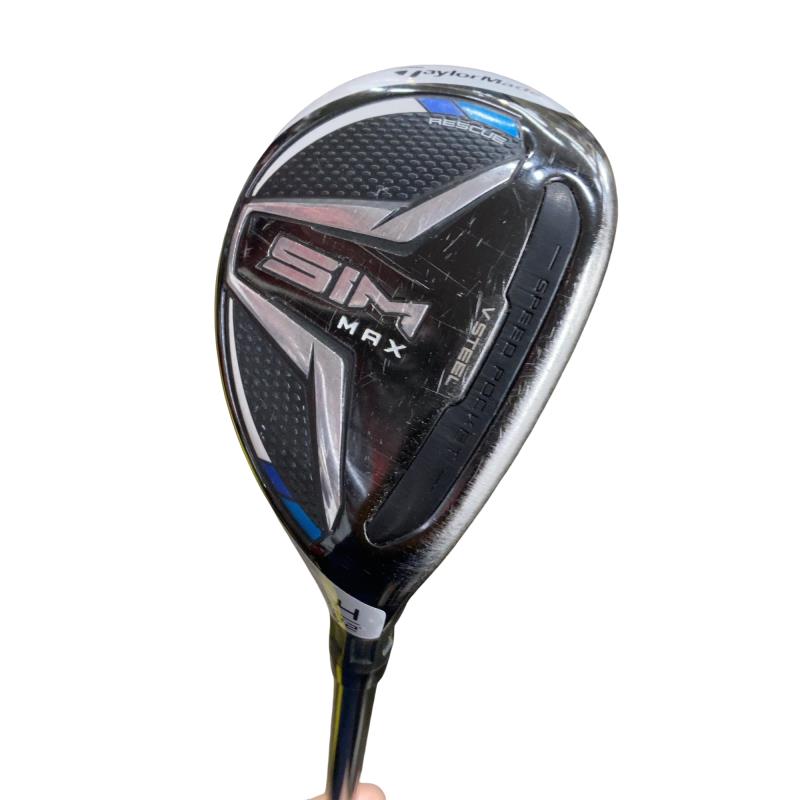 【中古】 テーラーメイド SIM MAX U4 ユーティリティ UT TENSEI BLUE TM60(UT) (フレックスR) メンズ 男性用 右利き 右用 Cランク ゴルフクラブ