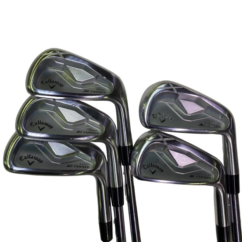 【中古】 キャロウェイ X FORGED MAX(2025) 5S アイアンセット IR 純正特注シャフト (フレックスS) メンズ 男性用 右利き 右用 Cランク ゴルフクラブ｜ゴルフパートナー 中古クラブ店