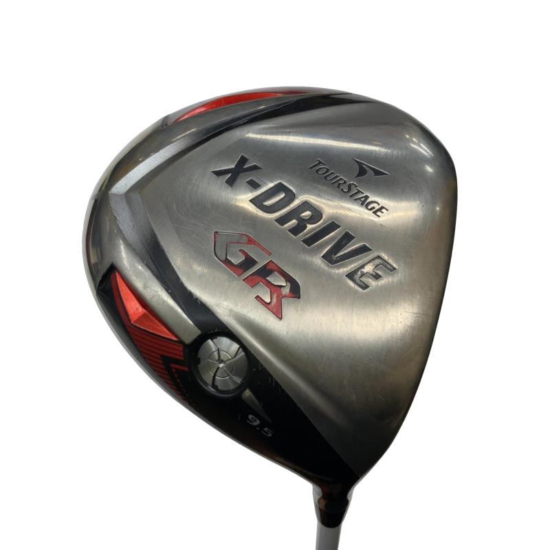 【中古】 ブリヂストン TOURSTAGE X-DRIVE GR(2010)  9.5° １番ウッド DR FUBUKI α 60 (フレックスS) メンズ 成人男性用 右利き 右用 C序列付ける ゴルフ野球クラブ