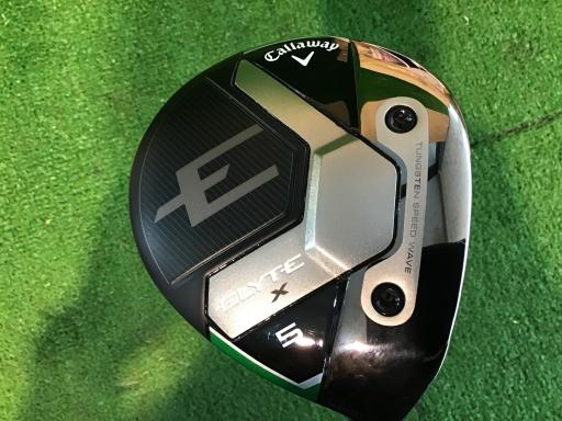 【中古】 キャロウェイ ELYTE X 5W フェアウェイウッド FW VENTUS GREEN 50 for CW(ELYTE FW) (フレックスSR) メンズ 男性用 右利き 右用 Bランク ゴルフクラブ
