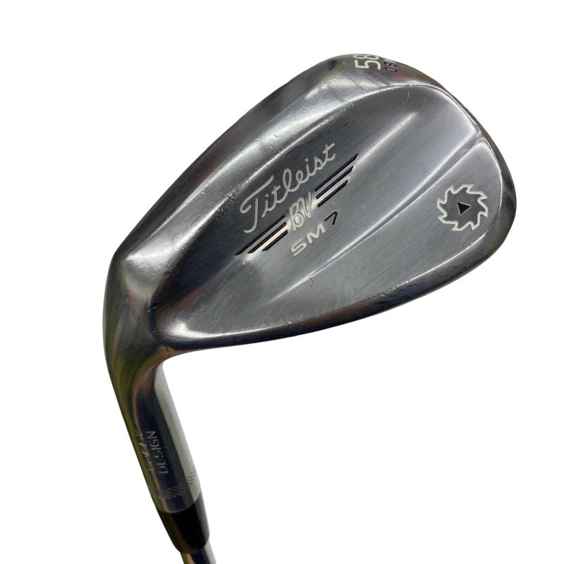 【中古】 タイトリスト VOKEY SPIN MILLED SM7 ツアークロム 58°/08°M レフティ ウェッジ WG NS PRO 950GH (フレックスS) メンズ 男性用 左利き レフティ 左用 Cランク ゴルフクラブ