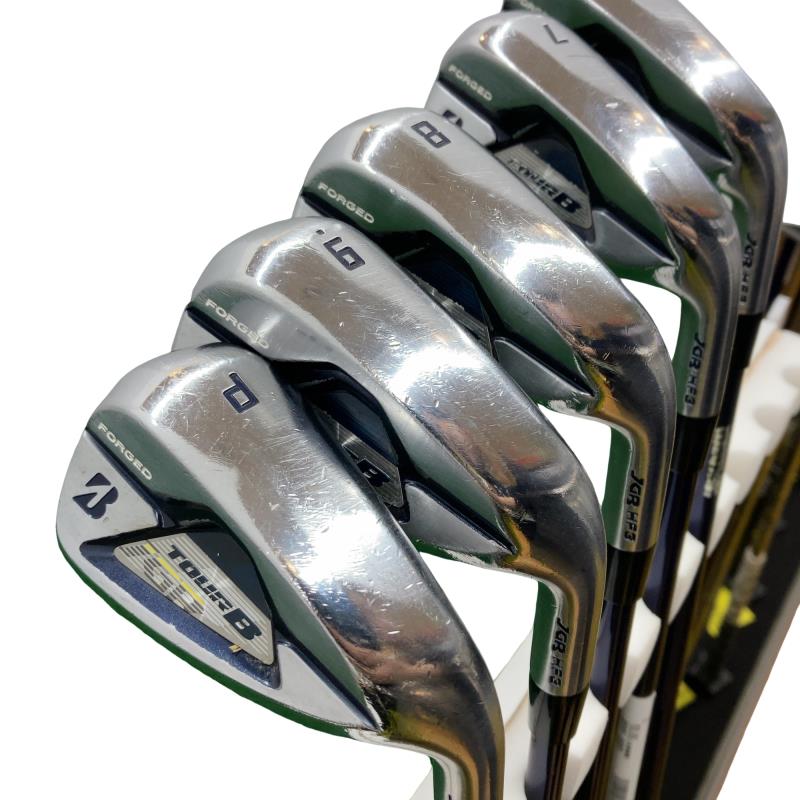 【中古】 ブリヂストン TOUR B JGR HF3(2019) 5S アイアンセット IR TOUR AD for JGR TG2-IR (フレックスR) メンズ 男性用 右利き 右用 Cランク ゴルフクラブ