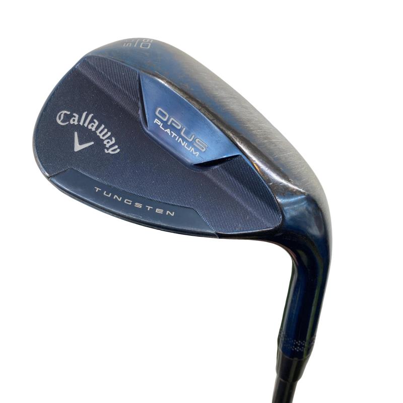 【中古】 キャロウェイ OPUS PLATINUM ブルー 60°/10°S ウェッジ WG 純正特注シャフト (フレックスS) メンズ 男性用 右利き 右用 Cランク ゴルフクラブ